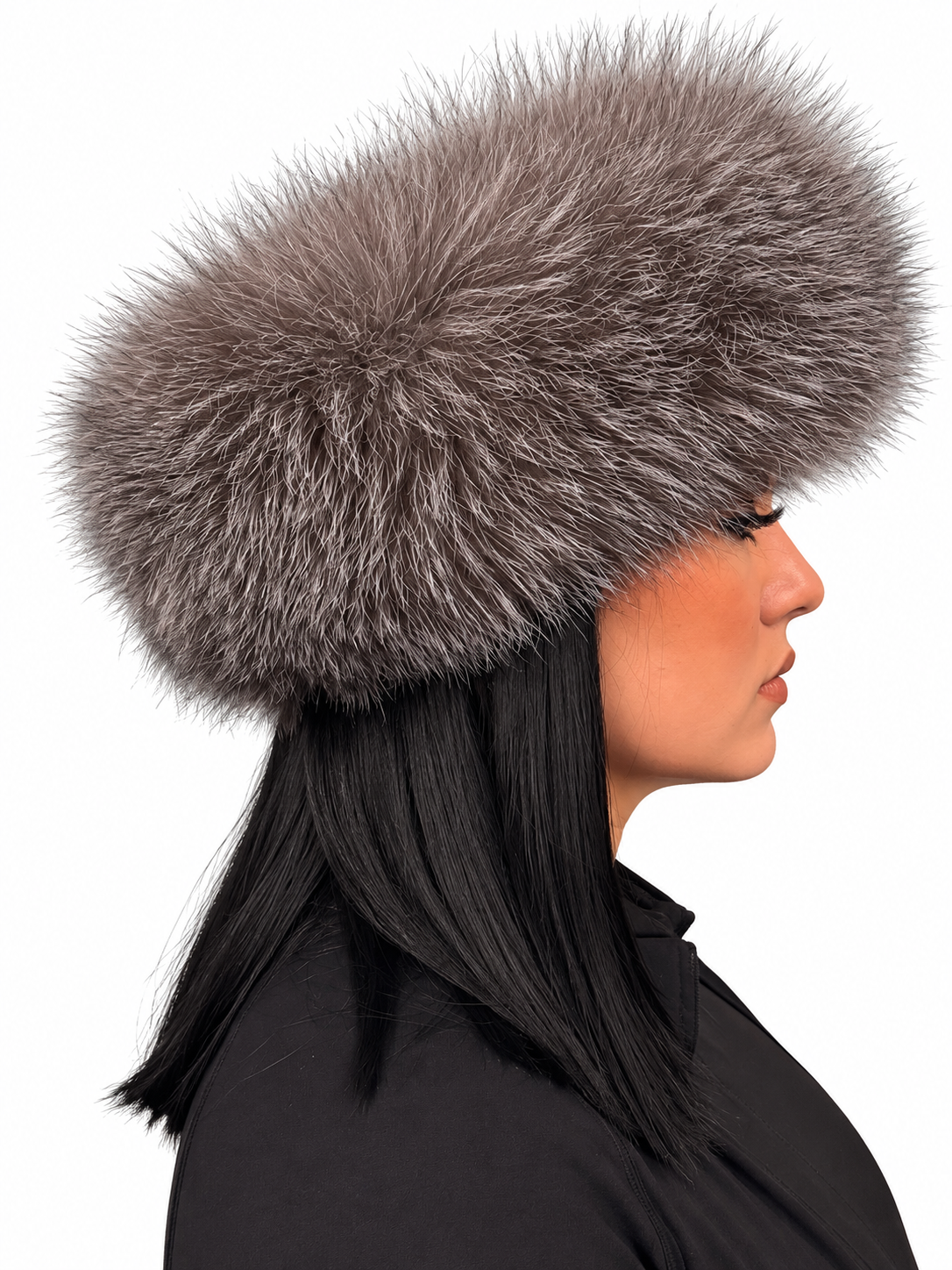 FOX HEADWRAP - SLIVER FOX