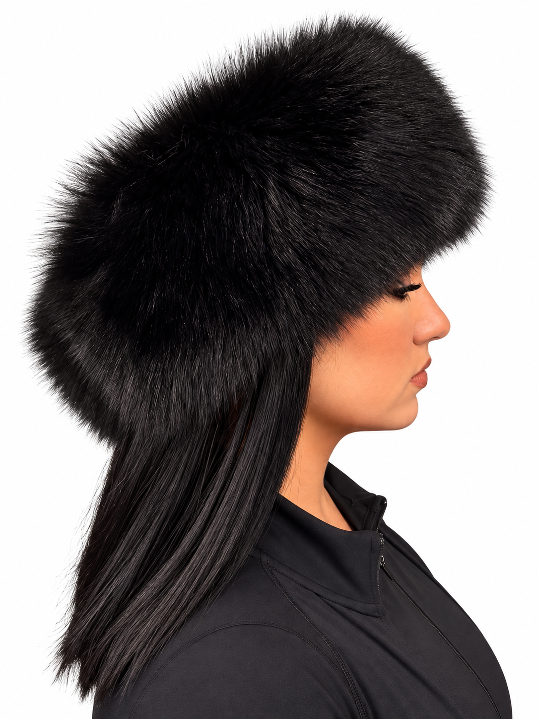 FOX HEADWRAP - BLACK