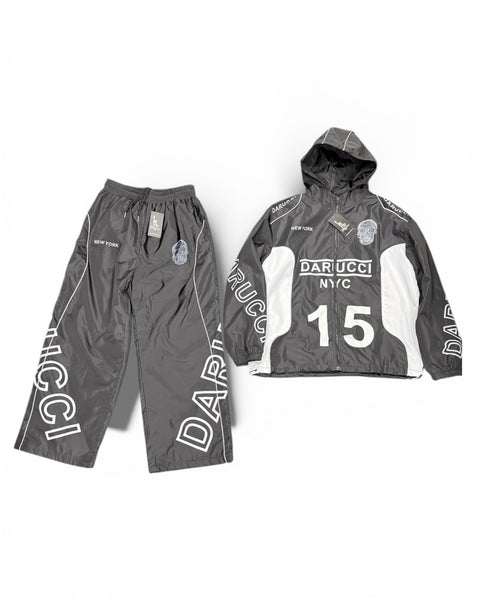 MEN WINDBREAKER- BLACK & WHITE