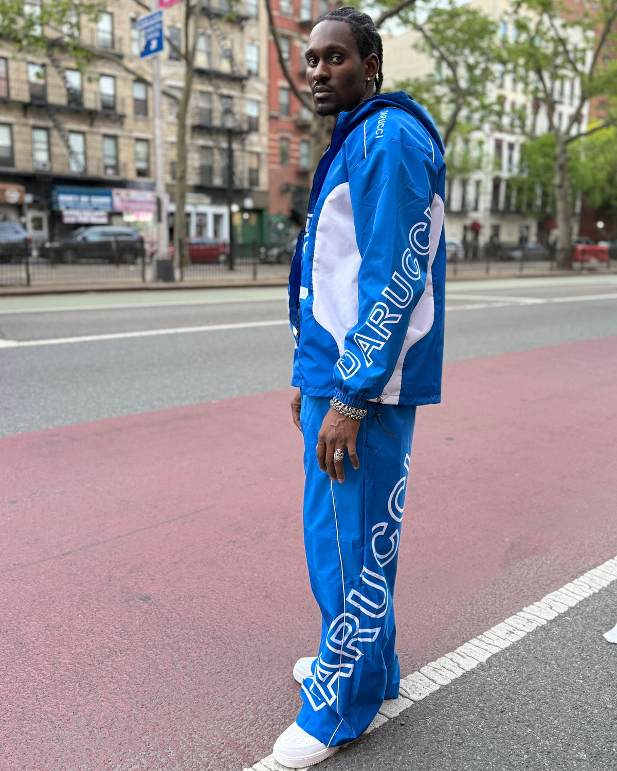 MEN WINDBREAKER- ROYAL BLUE (DAVE EAST EDITION)