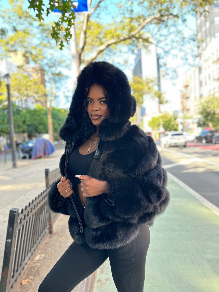 black fur coat for dress Rene Faux | Coats & Jackets and chic materials End Of Beginning Faux Fur