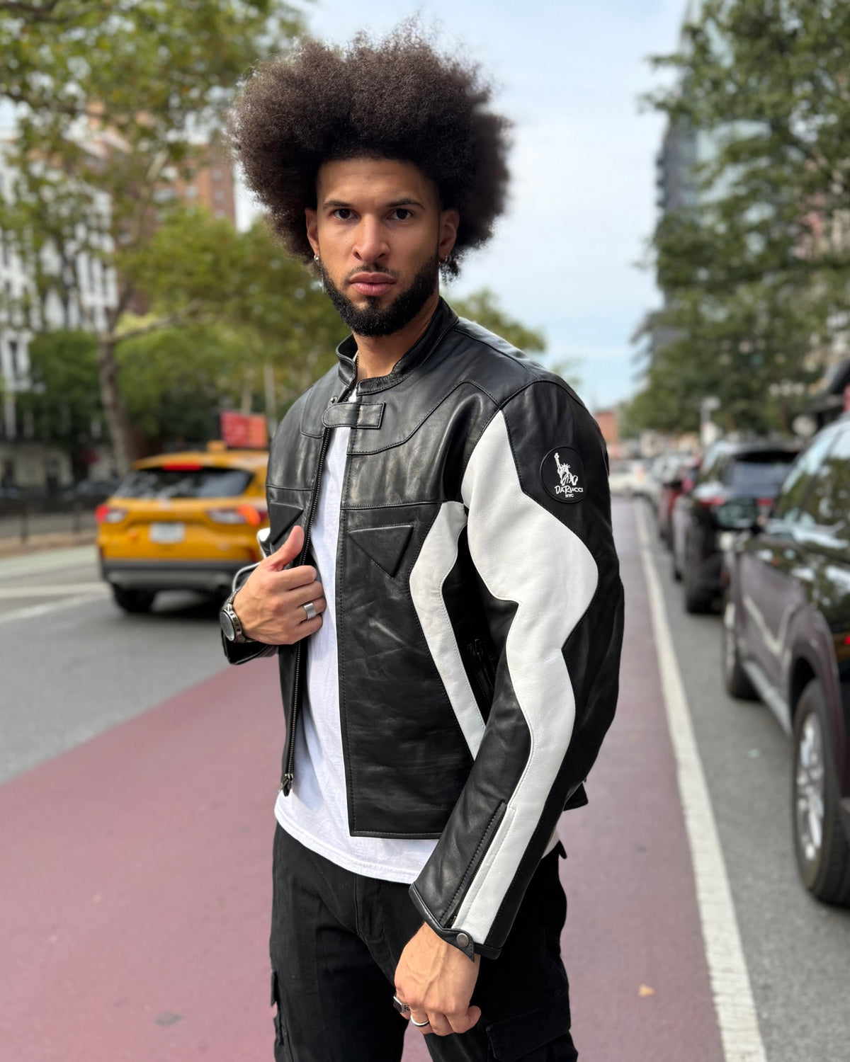 MEN- MOTO STYLE BLACK & WHITE