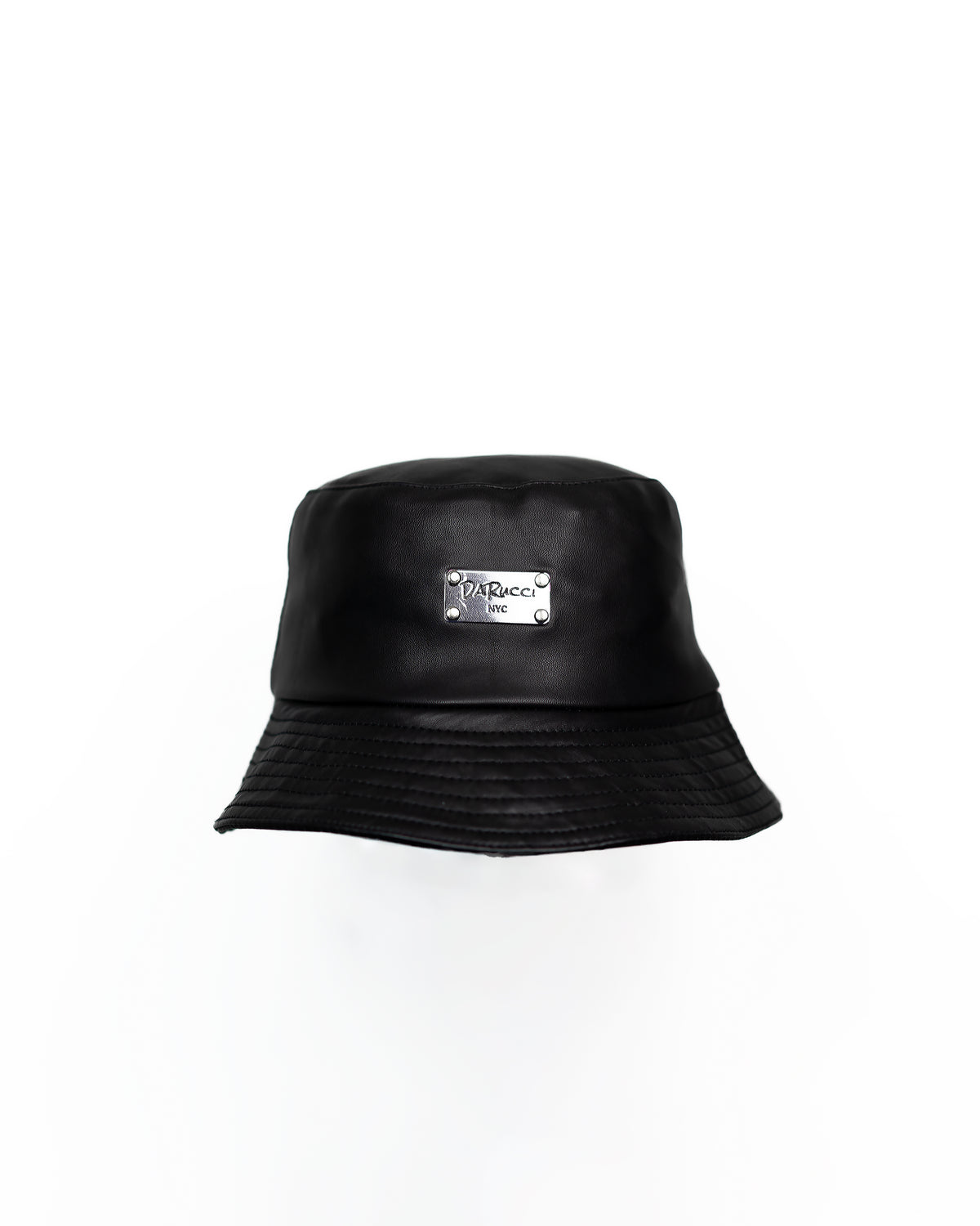 LEATHER BUCKET- BLACK