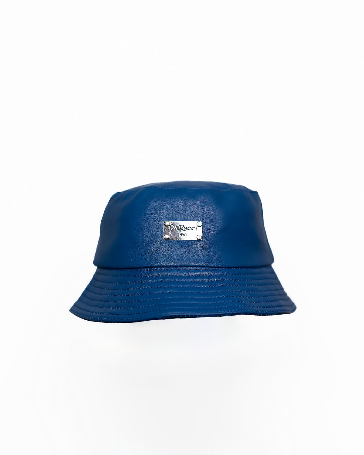 LEATHER BUCKET- ROYAL BLUE