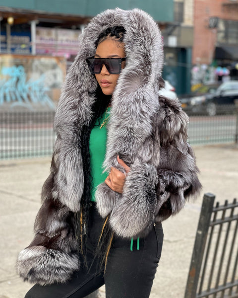 Red Fox】希少 防寒ジャンパー NORTH POLE ブルゾンフード厚手 Men's